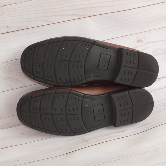 BASS FLEX‎ ADAMS KILTIE TASSEL LOAFER SIZE 10 BROWN - Picture 9 of 9